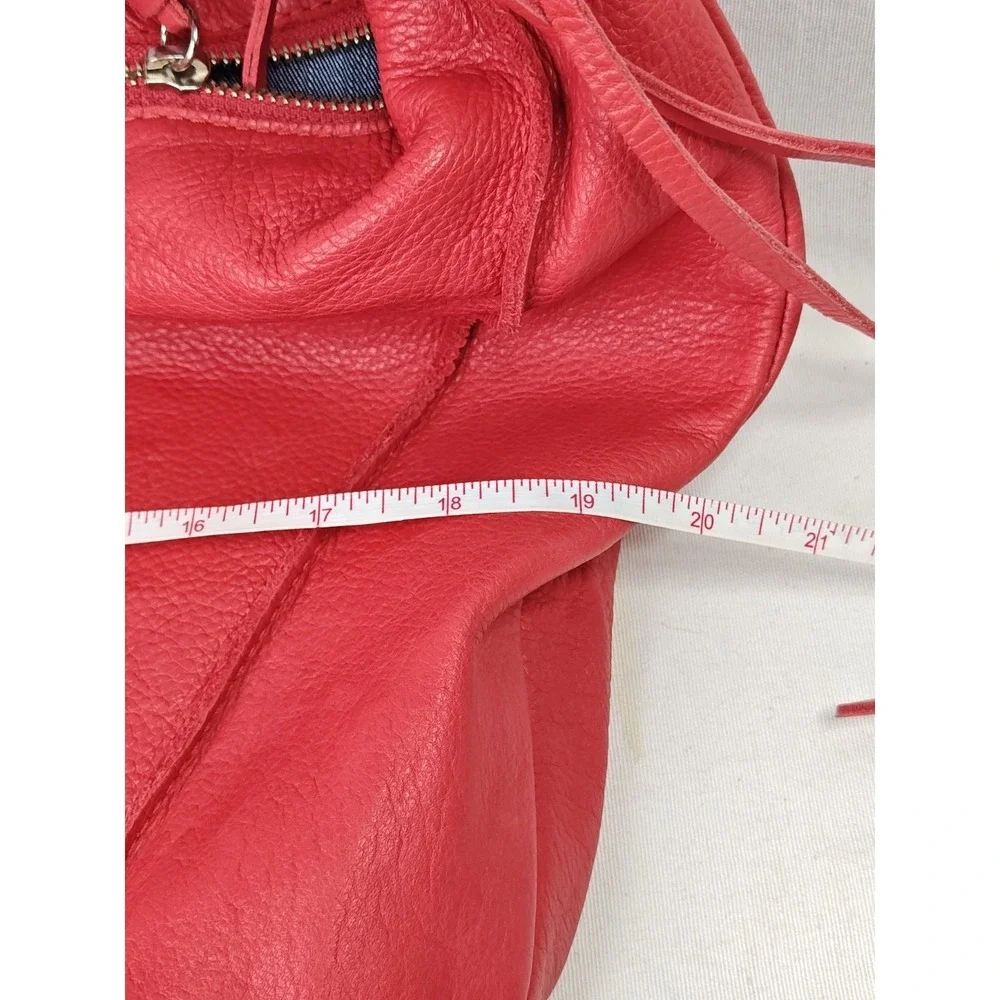 Christopher Kon Coral Leather Hobo Bag NWT Shoulder Purse Braided Slouchy 447